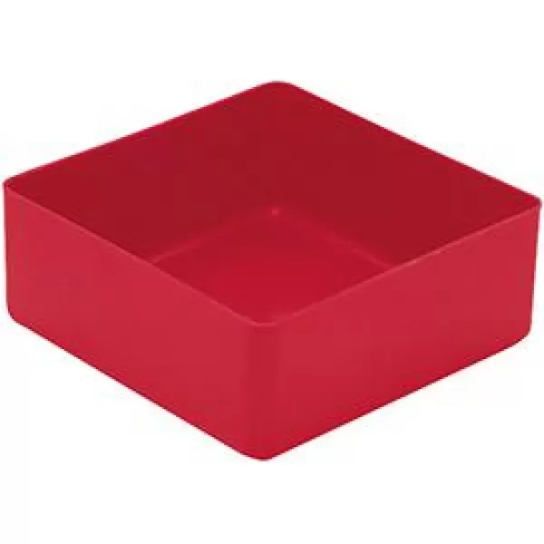 Vkládací box 99x99x40 mm cervený