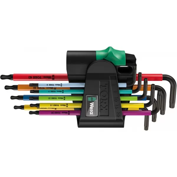 Sada imbus klíčů TORX® 9ks T8-T40 Multicolor Wera 05073599001