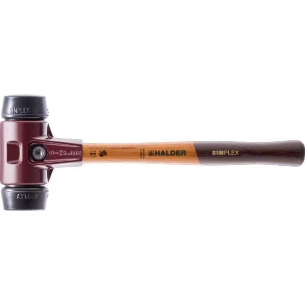 Kladivo s měkkým čelem SIMPLEX pryž 30mm HALDER