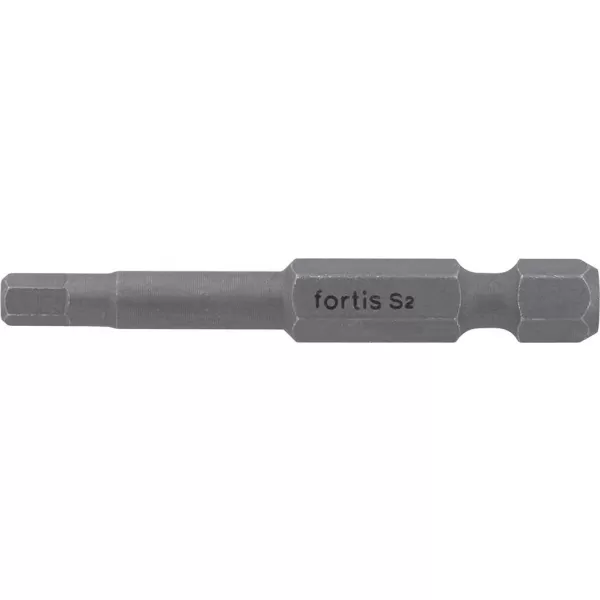 Bit 1/4" DIN3126 E6,3Bit Hex 6 x50mm 10ks.FORTIS