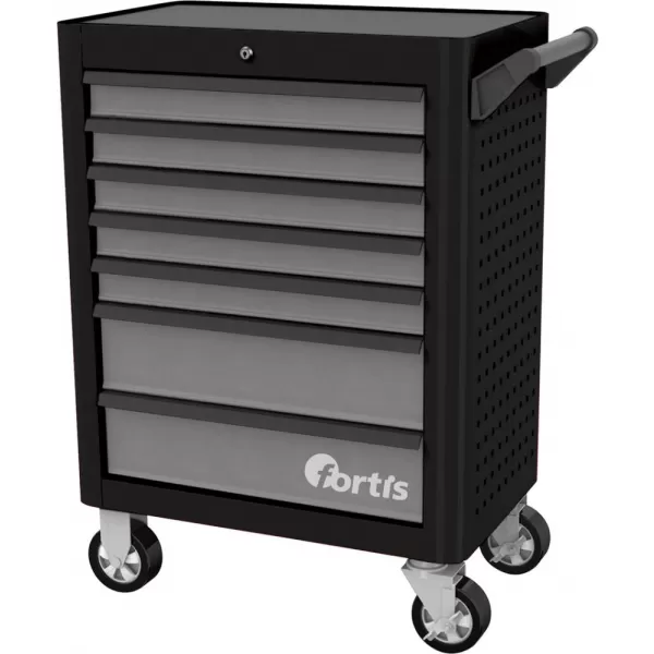 Dílenský vozík 7 zásuvek, nosnost 450kg FORTIS