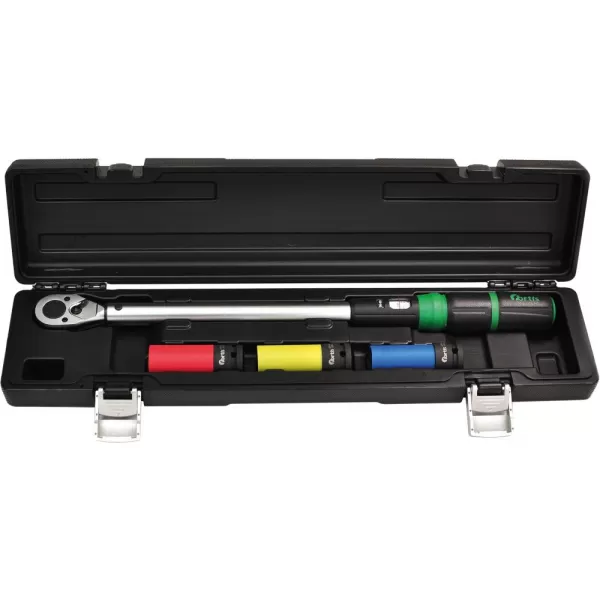 Klíč momentový 40-200Nm 1/2" + klíče 4ks FORTIS  