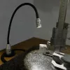 Pracovní lampa Bodový zářič, stmívač 28mm Bauer + Böcker