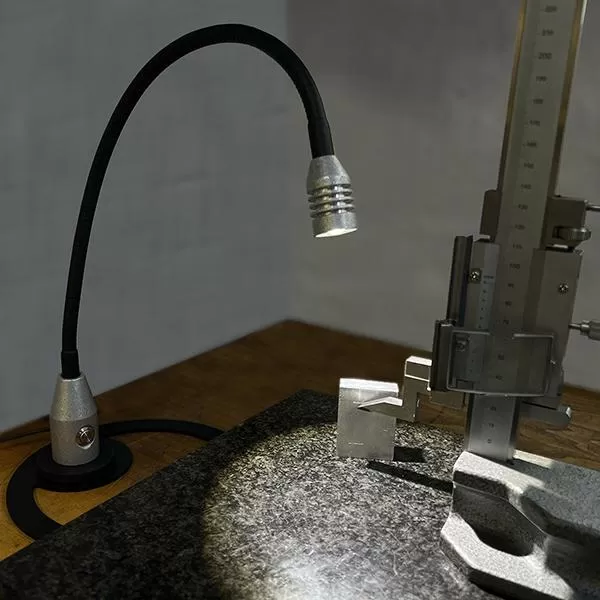 Pracovní lampa Bodový zářič, stmívač 28mm Bauer + Böcker