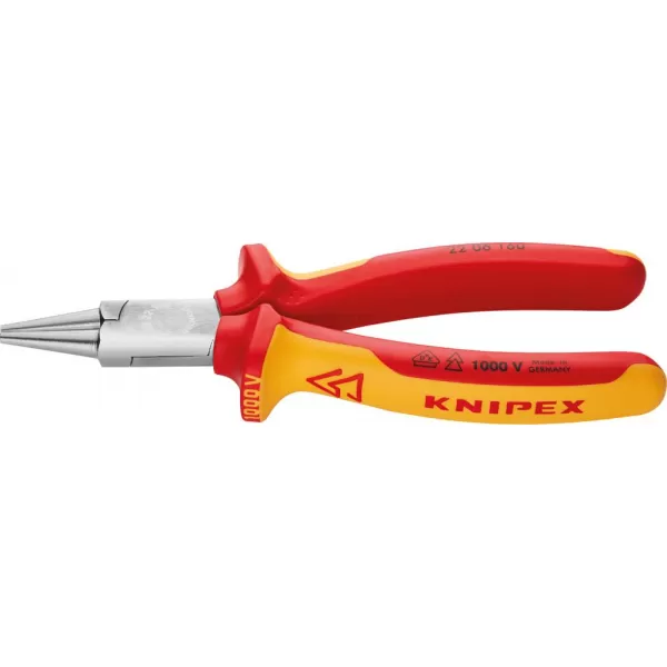 Kleště s kulatými čelistmi 22 06 160 VDE 1000V Knipex