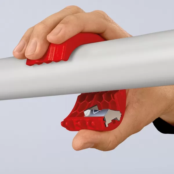 Řezač plastových trubek na trubky 20-50mm a vodovodní průchodky KNIPEX