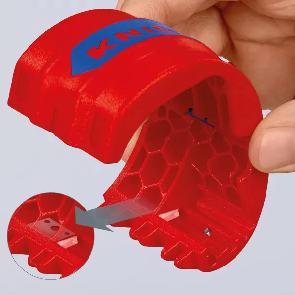 Řezač plastových trubek na trubky 20-50mm a vodovodní průchodky KNIPEX