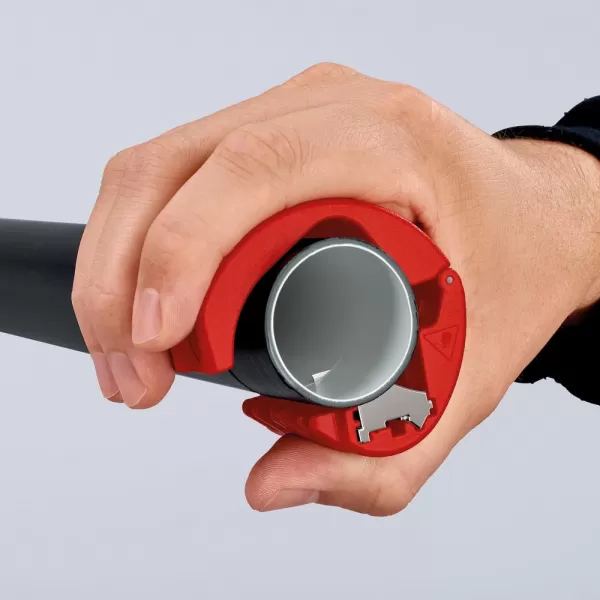 Řezač plastových trubek na trubky 20-50mm a vodovodní průchodky KNIPEX