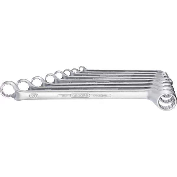 Sada oboustranné očkové klíče DIN838 6-32mm 10 ks. GEDORE