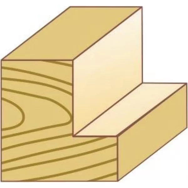 Fréza na polodrážky snáběhovým ložiskem HW 22,2x12,7x54 S8 FORTIS