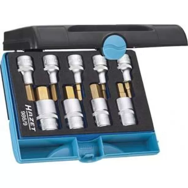 Sada adaptér-bity 1/2" vnitřní 6-hran 5-19mm 13 ks. HAZET