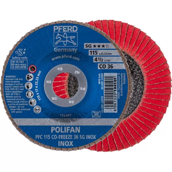 Lamelový kotouč brusný COFREEZE vypouklý 115mm K50 PFERD