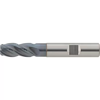 Výkonnostní fréza tvrdokov TiALN stopka HB Z4 10/R3mm FORMAT GT