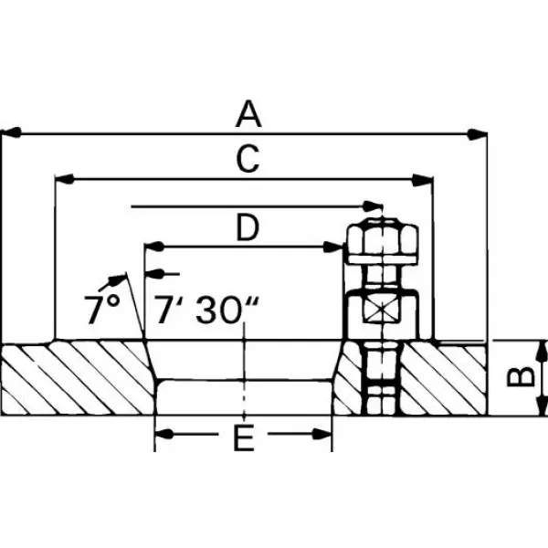 Příruba na sklíčidlo DIN55027/22 315mm KK 11 RÖHM