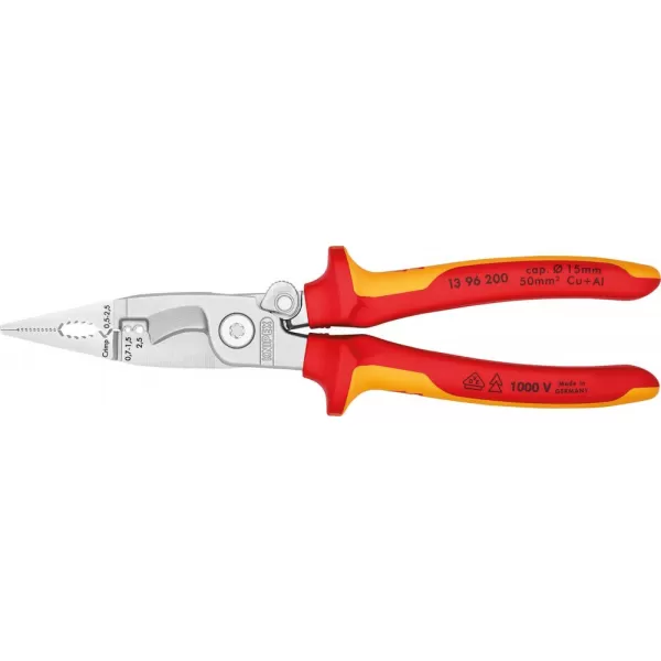 Kleště univezální elektroinstal. 13 96 200 Knipex