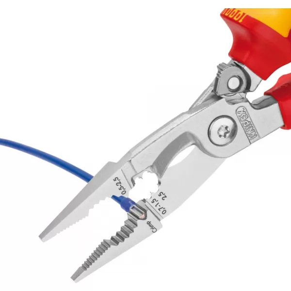 Kleště univezální elektroinstal. 13 96 200 Knipex