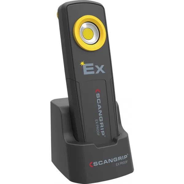 Aku. pracovní svítidlo UNI EX 95 lumenů + 150-290 lum. SCANGRIP