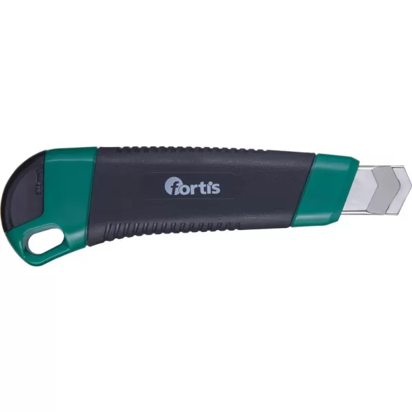 Nůž Cutter plast 18mm m. 3 čepele FORTIS