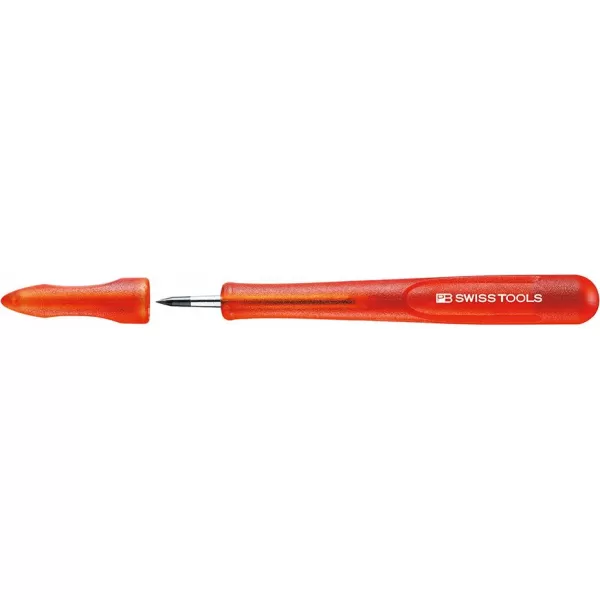 Nádrhová jehla HM 4x135mm s krytkou a plastovou rukojetí PB Swiss Tools