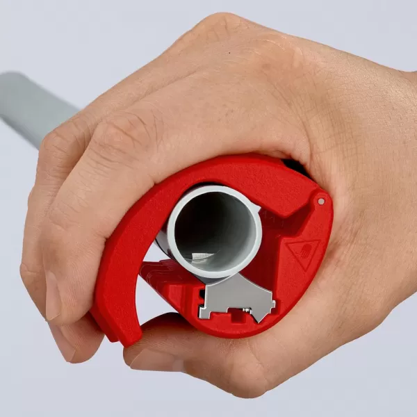 Řezač plastových trubek na trubky 20-50mm a vodovodní průchodky KNIPEX