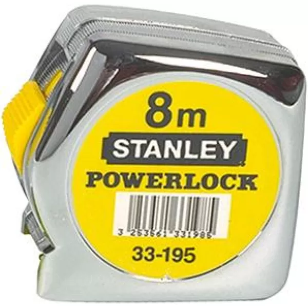 Metr svinovací Powerlock kov 10mx25mm STANLEY