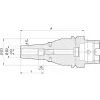 Termo upínač DIN69893A A63 16,0/27,0x160mm HAIMER
