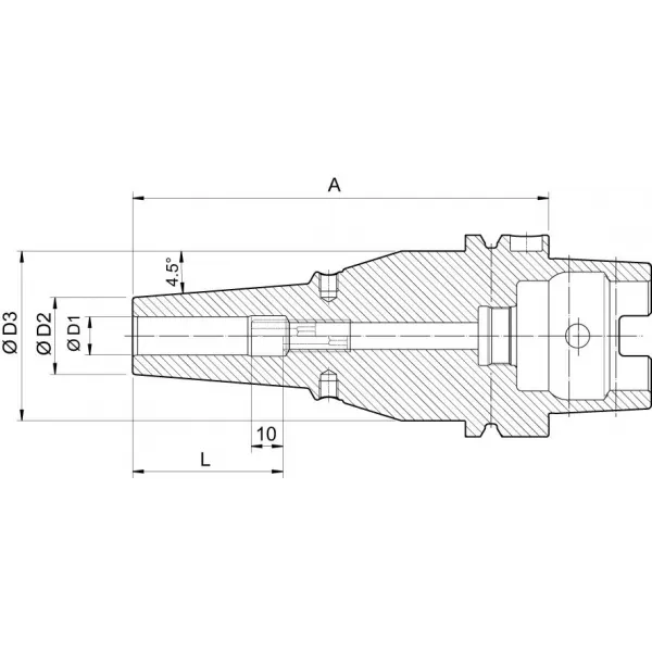 Termo upínač DIN69893A A63 16,0/27,0x160mm HAIMER