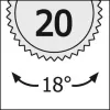 Prostrčná ráčna 1/4" 20zubů 129mm GEDORE
