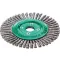 Kartáč na potr.,nerez 125x6mm splét. 0,5mm Lessmann