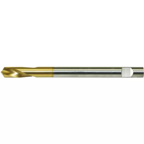 Návrtový vrták NC dlouhý DIN1835 HSSCo5 TiN tvar B 120° válcová stopka 12,0mm FORMAT