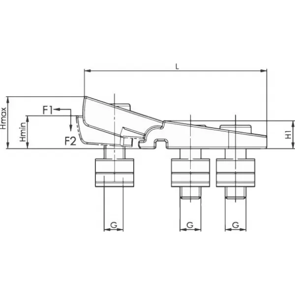 Plochá upínka 6496 M12x16mm AMF