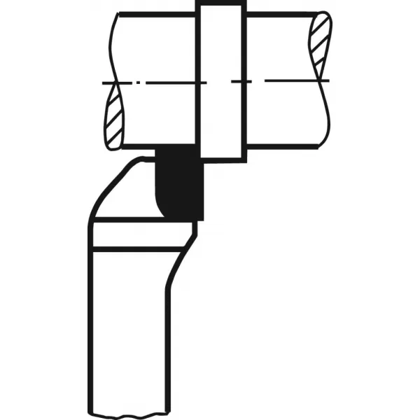 Soustružnický nůž rohový HM levý DIN4978 P25/30 16x10x110mm WILKE
