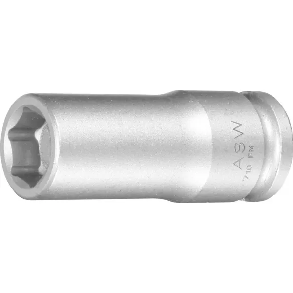 Klíč nástrčný kovaný dlouhý, pružinový magnet 3/8" 13mm ASW