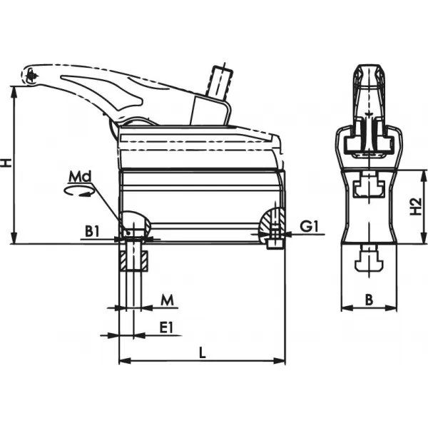 Meziprvek 7600Z-30 M12x14 AMF