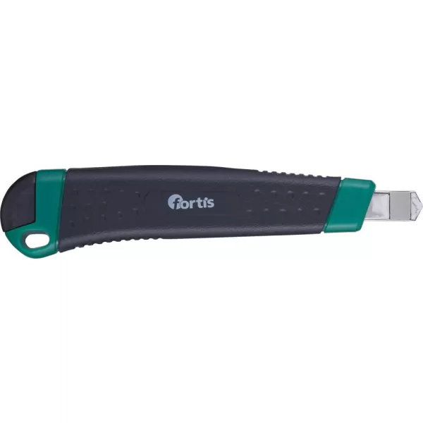 Nůž Cutter plast 9mm m. 3 čepele FORTIS