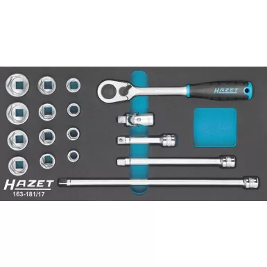 Modul pro nástroje 163-181/17 Nástrčný klíč 3/8" HAZET