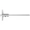 Hloubkoměr zkrácená měrka 200mm 1/50 FORTIS