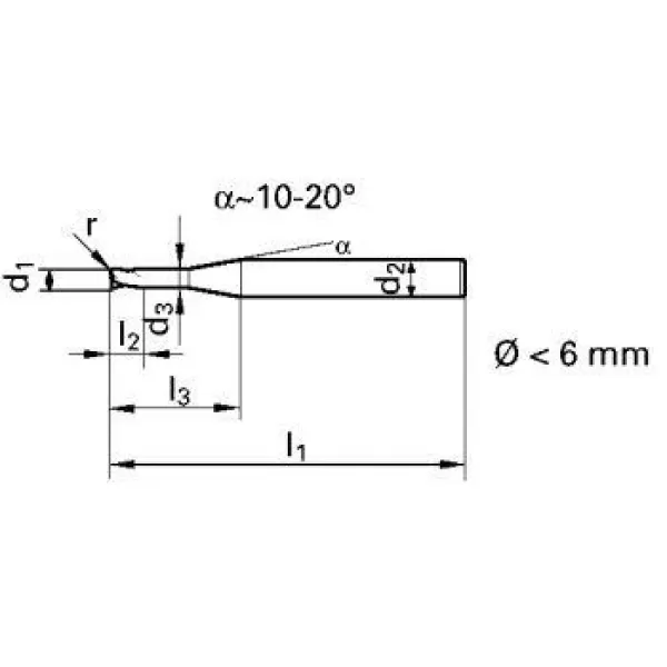 Toroidní fréza dlouhá DIN6527 tvrdokov Signum typ N 16/2mm GÜHRING