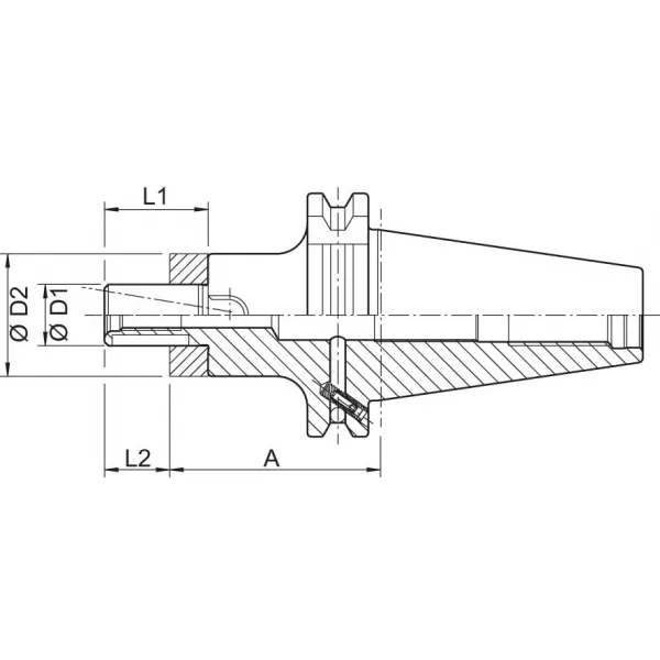 Kombinovaný unášeč pro nástrčné frézy DIN69871ADB SK40-32 HAIMER
