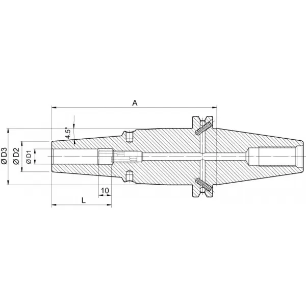 Termo upínač DIN69871 12,0/24,0x130mm HAIMER