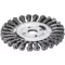 Kulatý kartáč ocelový drát 125x14mm,splét.0,5mm Lessmann