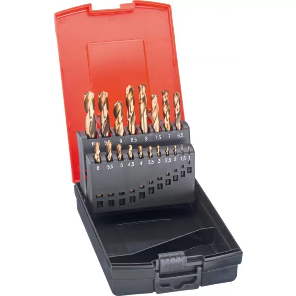 Sada krát.vrt. HSS-Co5 oxid zlata 24 ks. 1-10,5 + KLB