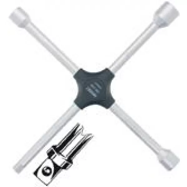 Křížový klíč pro osobní auta 6hran 17x19x22mmxDIN 3120 1/2" vnější HAZET