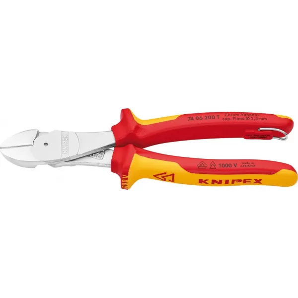 Kleště štípací boční - silové 1000V VDE, TT 74 06 200 T Knipex