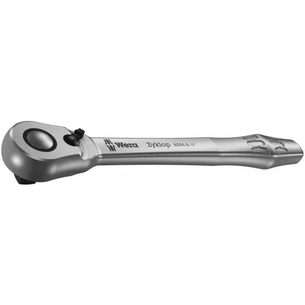 Ráčna s přepínací páčkou ZYKLOP metal switch 1/4" Wera 05004004001