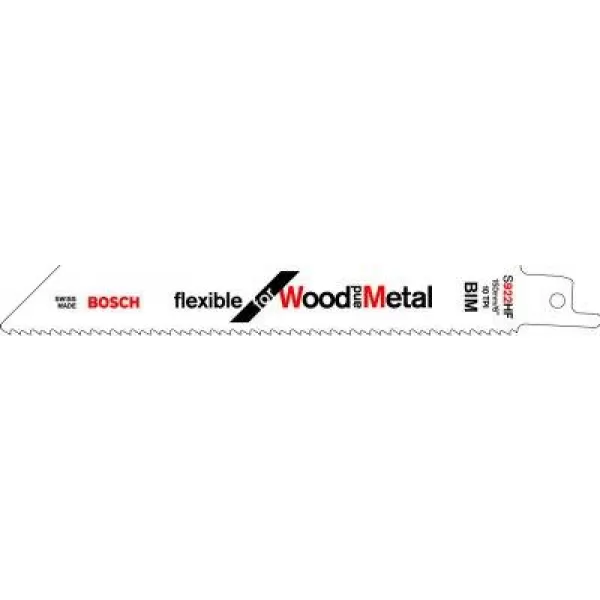 List pro šavlové pily S 922 HF Bosch Bal.j. po 100 ks Flex. pro Wood and Metal