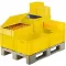 Prepravní stohovací boxy TK400/50-0, zlu